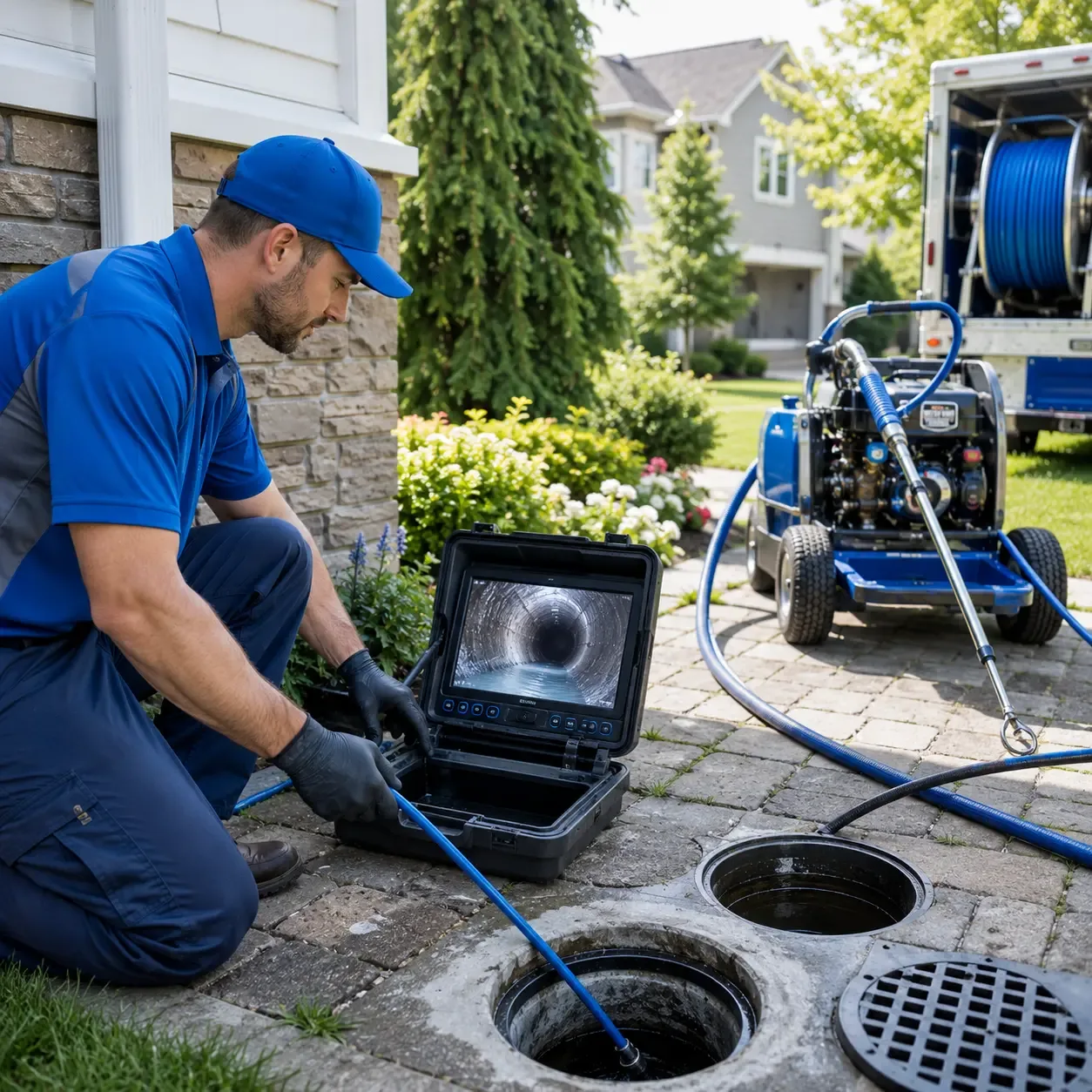 Outdoor drain cleaning professionals serving North Branch, MI